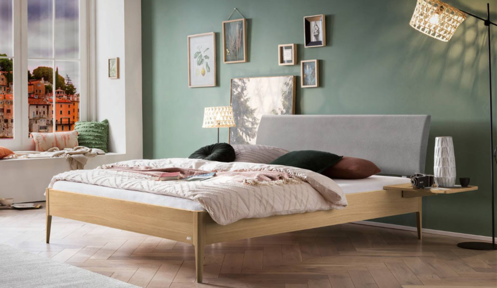 Bett Lounge Sestola Eiche von Hasena